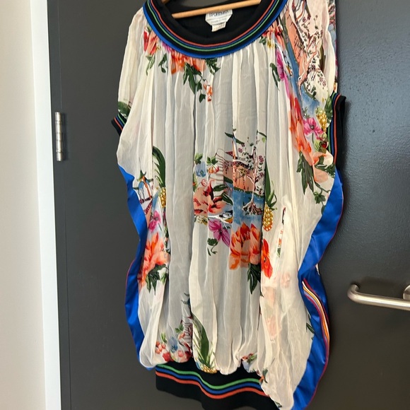 Sportmax Max Mara sz EVC 8 vintage sheer dress with black mini lined interior - Picture 7 of 16